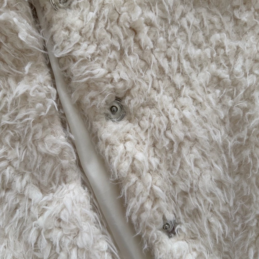 Me Jane Fluffy Cream Fur Jacket - Picture 3 of 8